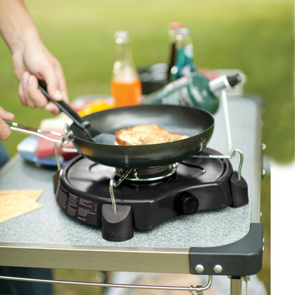Coleman PowerPack Propane Gas Camping Stove, 1-Burner, High-Efficiency 7500 BTU, Portable and Compact, Perfect for Camping, Hunting, and Backpacking