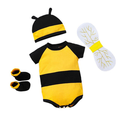 Dressy Daisy Newborn Honey Bee Romper Costume Set,