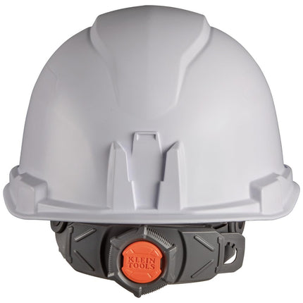 Klein Tools Hard Hat, Non-vented, Full Brim Style with Headlamp