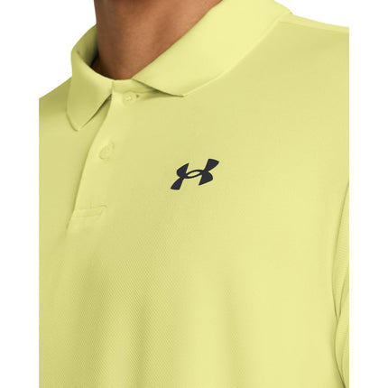 Under Armour Mens Golf Polo Shirt, (727) Sonic Yellow/Castlerock, XS