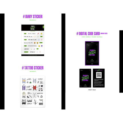 Bangtan BTS 2022 Season's Greetings from Weverse [Incl. BTS Transparent Photocard] (PhotoBook ver.)