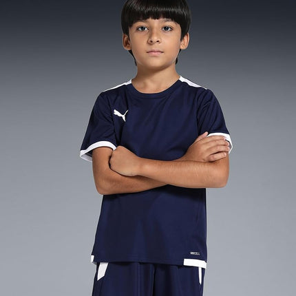 PUMA Unisex Children's Shirt, Peacoat-puma White, XL
