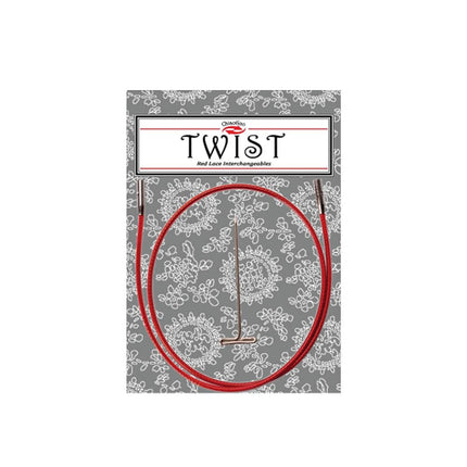 ChiaoGoo Twist RED Interchangeable Cable 55 cm Min