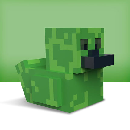 TUBBZ: Minecraft - Creeper Hostile Mob Rubber Duck Collectable Toy 9 cm