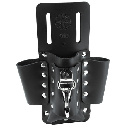 Klein Tools 5119 Tool Pouch, Multi Tool Holder with 4 Pockets and Knife Holder is Great for Electrician Gifts