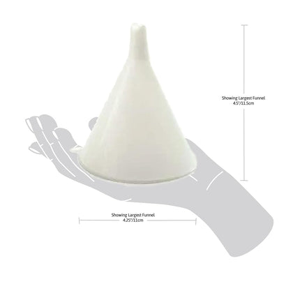 Norpro 3 Piece Plastic Funnel Set Car Kitchen Oil New