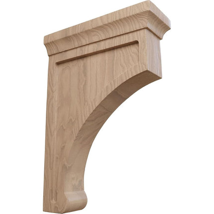 Ekena BKTW02X07X10GOGM 2 1/2-Inch Width x 7-Inch Depth x 10-Inch Height Large Gomez Wood Bracket - Mahogany