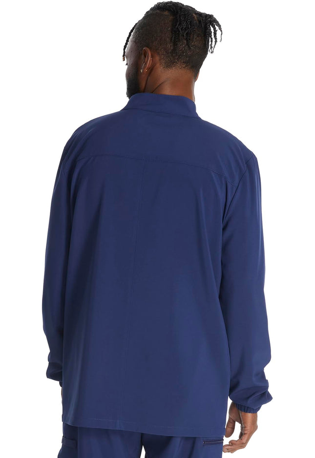 Chaqueta de hombre Dickies con cremallera frontal, 3 bolsillos, elasticidad 360° y tejido que absorbe la humedad DK342, Azul Marino, L