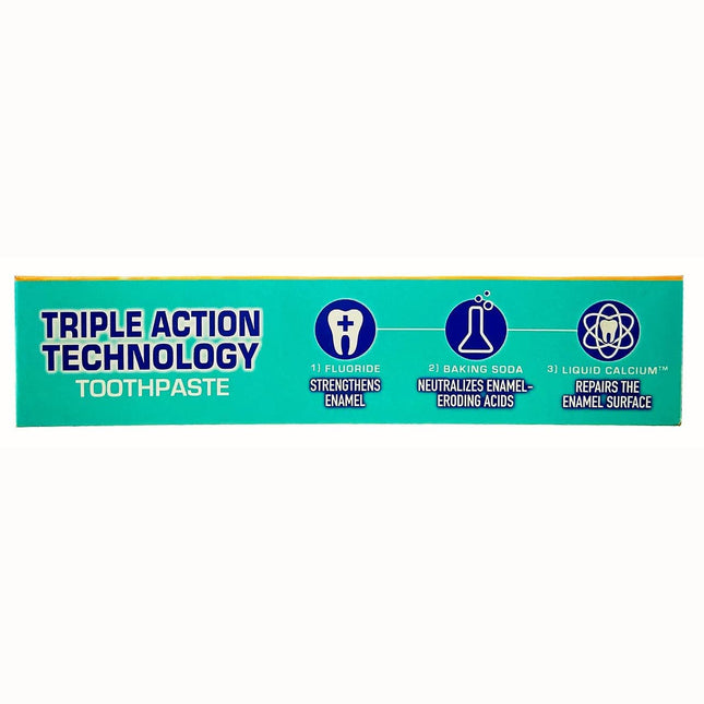 ARM & HAMMER Truly Radiant Bright & Strong Fluoride Anticavity Toothpaste Fresh Mint 4.3 oz (Packs of 4)
