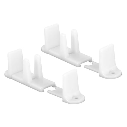PRIME-LINE N 6761 Guide by-Pass Door Wh 1-1/4 in, 
