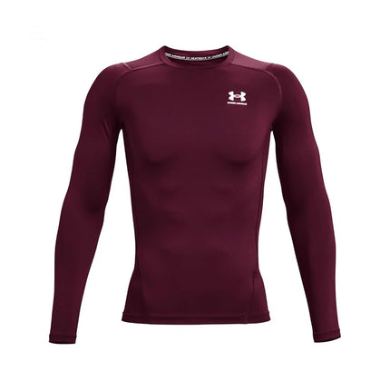 Under Armour Mens HeatGear Long Sleeve Top Red XXL