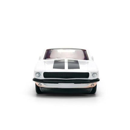 Jada Fast & Furious Roman’s Ford Mustang 1:32 Scale with Distressed Paint, Rubber Tires & Opening Doors – Collectible for Ages 8+