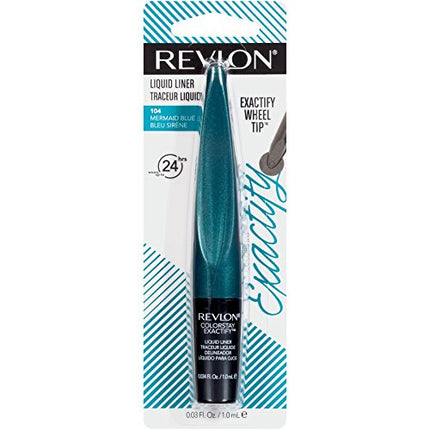 Revlon ColorStay Exactify Liquid Liner, Mermaid Blue, 0.03 Fl Oz/ 8.9ml