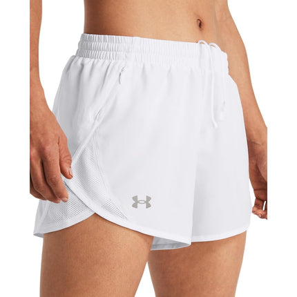Under Armour Womens Fly By 3'' Shorts White XL
