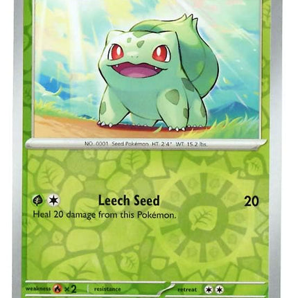 Pokemon - Bulbasaur 001/165 + That Chunky Yellow M