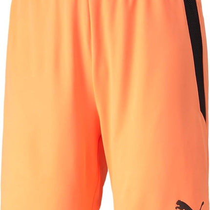 Puma - Mens Teamliga Shorts, Color Neon Citrus/Pum
