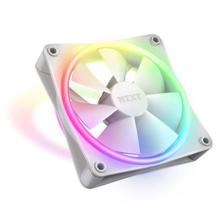 NZXT F120 RGB Duo - 120mm Dual-Sided RGB PC Case Fan - White