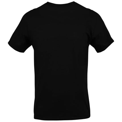 GILDAN Men's Crew T-shirts, Multipack Underwear, Black (6-pack), L UK