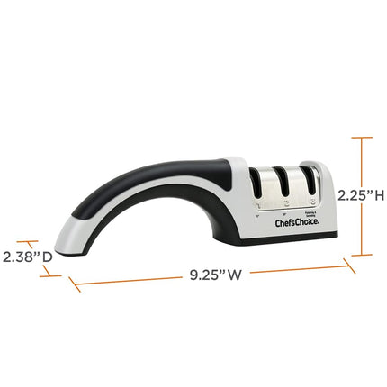 Chef's Choice ProntoPro Diamond Hone Knife Sharpener, Black/Gray, 9.2 x 2 x 2