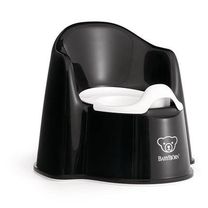 BabyBjörn Potty Chair, Black/White Potty Training 