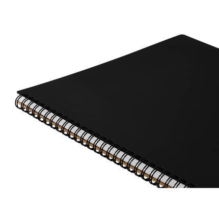 Maruman N109JP Nemosine 20th Anniversary Ring Notebook, Dot Ruled Ruled, A4, Black