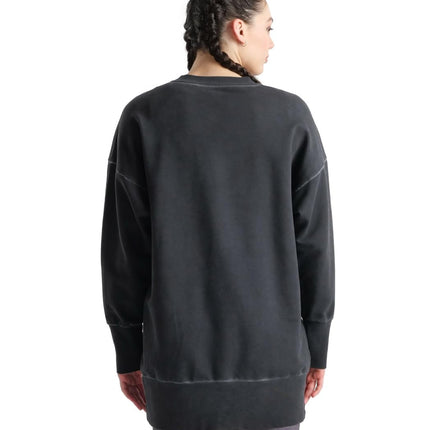Arena Women's Icons Oversize Crew Sweatshirt, Sage Delave