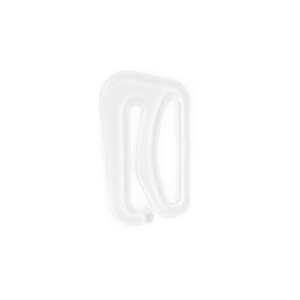 Dritz 99-34-61 Plastic Swim Suit Bra Hooks, Clear, 3/4-Inch 2-Count