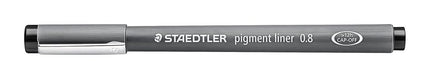 Staedtler Pigment Liner 308 Black 0.8 mm Pack of 1