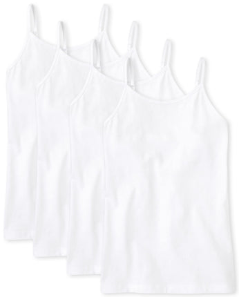 The Children's Place Girls Basic Camisole, 4 Pack,