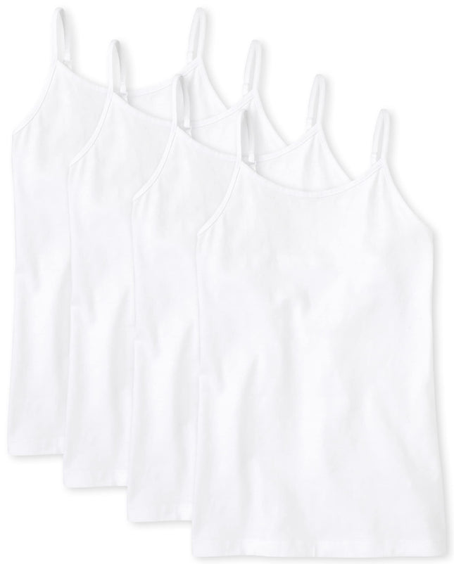 The Children's Place Girls Basic Camisole, 4 Pack,