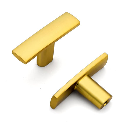 30 Pack Gold Cabinet Knobs 1-3/4 Inch Brushed Bras