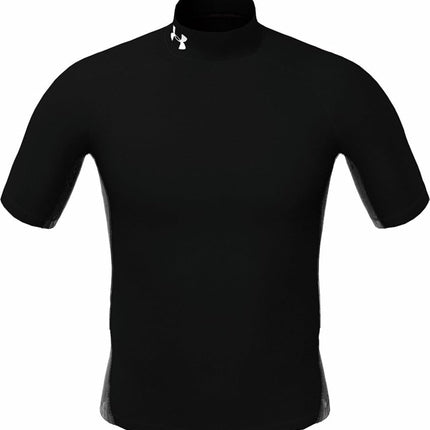 Under Armour Mens HeatGear Compression Mock T-Shirt Black L