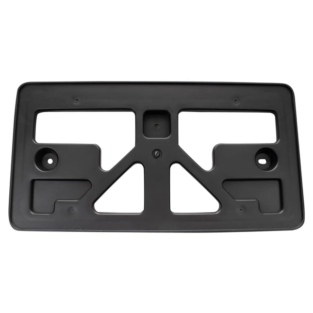TRQ Front License Plate Bracket Black Compatible w