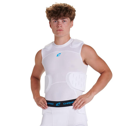 CHAMPRO Unisex-Adult Formation Compression Jersey White