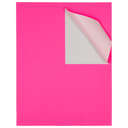 JAM PAPER Shipping Labels - Quarter Page - 101.6 x 127 mm (4" x 5") - Neon Pink - 120/Pack
