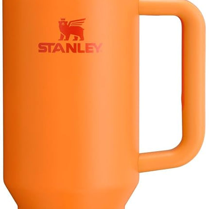 Stanley Quencher H2.0 Tumbler with Handle and Straw 40 oz | Flowstate 3-Position Lid | Cup Holder Compatible for Travel | Insulated Stainless Steel Cup | BPA-Free | Goldenrod