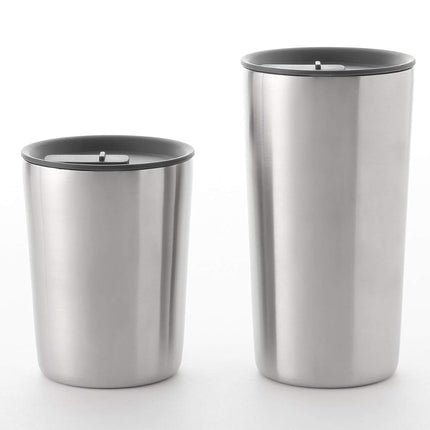 MUJI 38395492 Stainless Steel Tumbler, Approx. 10.1 fl oz (300 ml), Silver