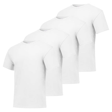 Hanes Men's ComfortSoft T-Shirt (Pack of 4),White,