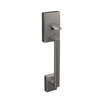 Schlage FE285 Century Lower Handleset with Latitude Lever for Electronic Deadbolts, Satin Nickel