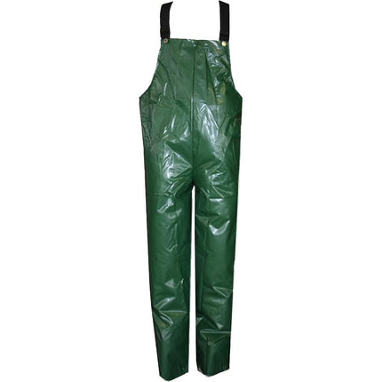 IRON EAGLE O22008.5X Plain Front Overall, Size 5X, Green