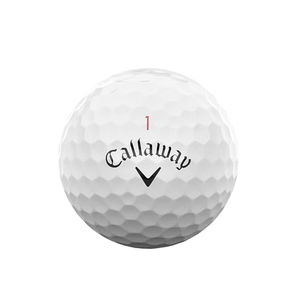 Pelota de golf Callaway Golf Chrome Soft Premium Tour 2024 Blanca Estándar