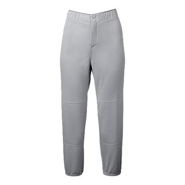 Mizuno Girls Unbelted Padded Pant (Small, Grey)