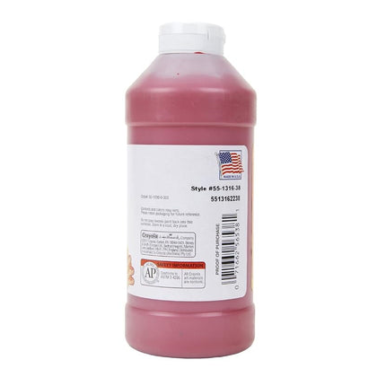 Washable Fingerpaint, Red, 16 oz