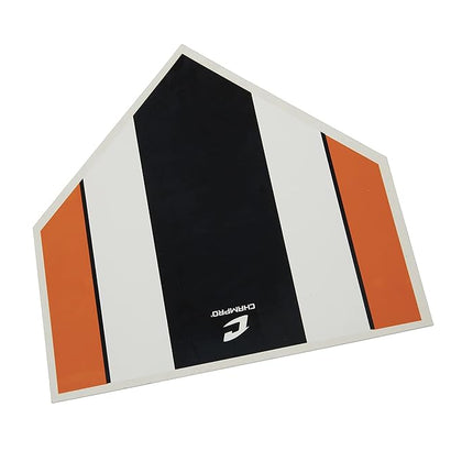 Champro The Zone Training Home Plate with Color Highlights for Pitching and Hitting Practice