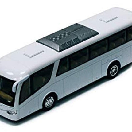 Autobus autocar, blanc - Kinsmart 7101DW - Voiture miniature en métal par Kinsmart