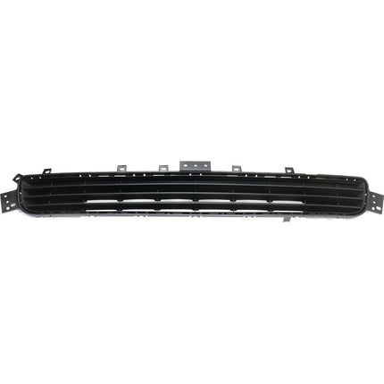 Bumper Grille For 2014-2015 Infiniti Q50 Center Textured Black Plastic