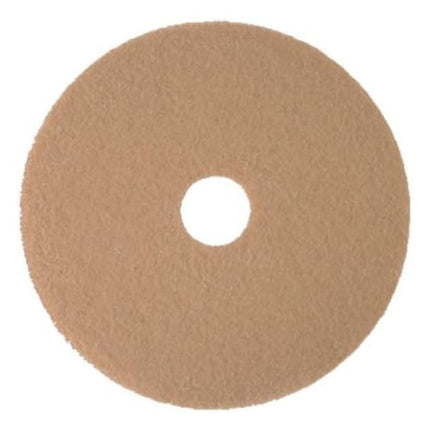 3M 3400 Tan 18-Inch Burnish Pad (5 per Case)