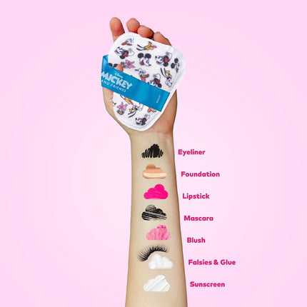 The Original Makeup Eraser, 7-Day Set, Erase All Makeup with Just Water, Including Waterproof Mascara, Eyeliner, Foundation, Lipstick, Sunscreen, and More! Mickey and Friends, 7ct.