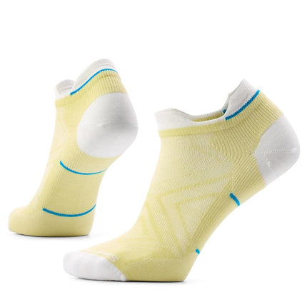 Smartwool Womens Run Zero Cushion Low Ankle, Lemon