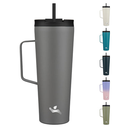 Konokyo Insulated Tumbler with Handle and Straw, 2